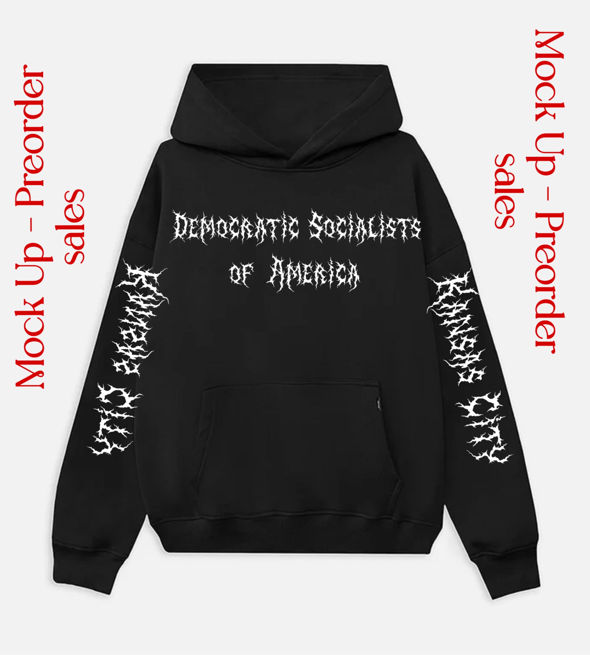 PREORDER Metal Font: “Democratic Socialists Of America”